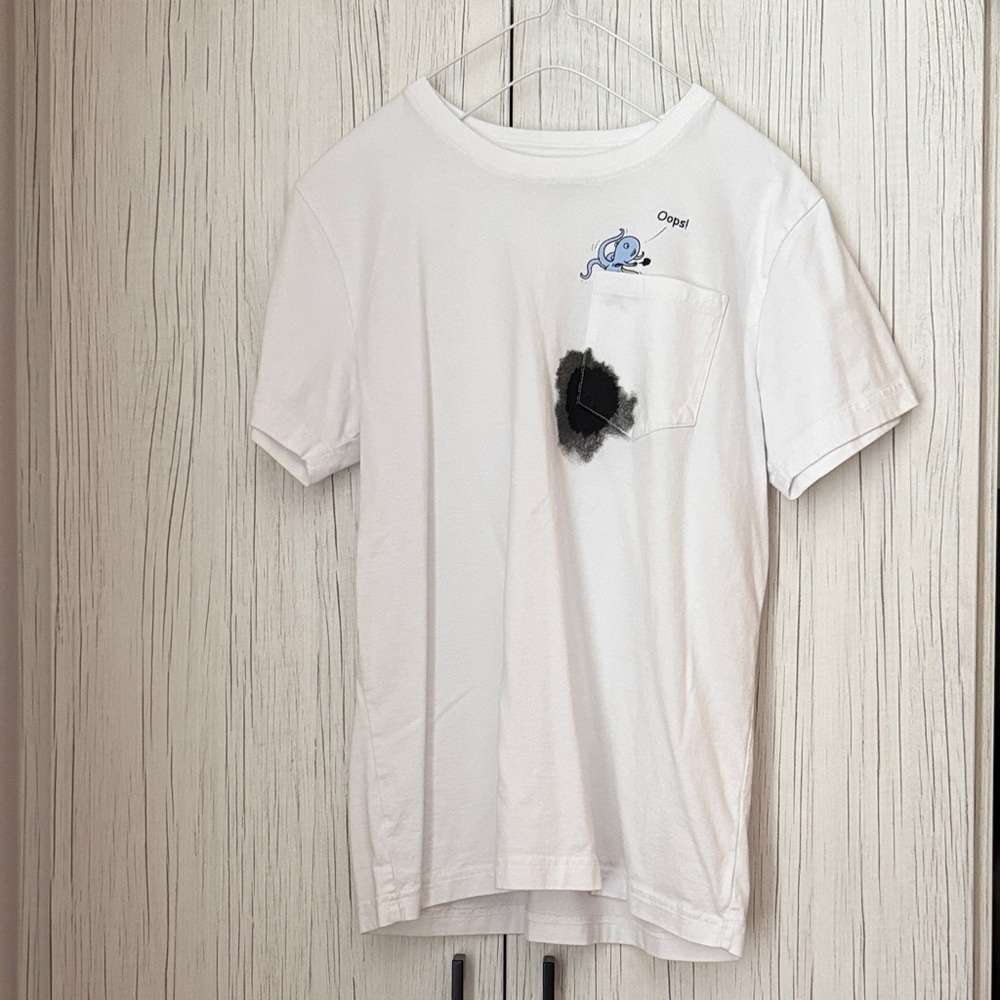 Ginger Women’s White Graphic “Oops!” T-shirt